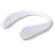 Ventilador cuello Neki recargable con tres velocidades ABS reciclado Blanco detalle 4