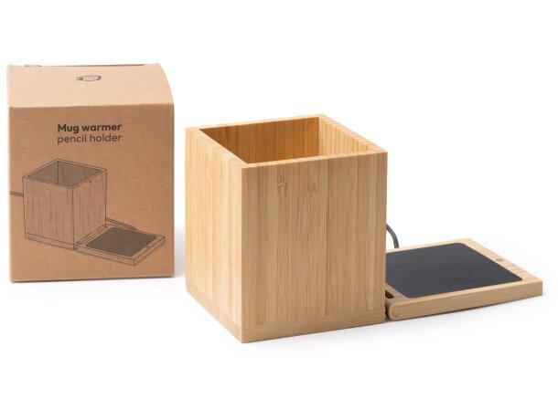 Calentador de taza Jules natural con tecnología magnética Crudo detalle 4
