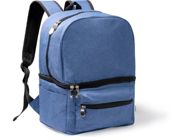 Mochila térmica SOLOY de RPET 300D con interior isotérmico Negro vigore detalle 4