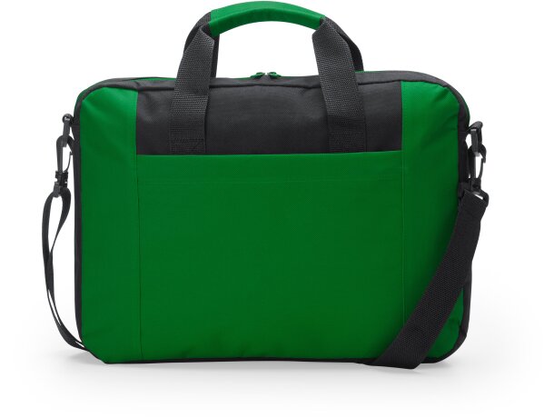 Maletines para profesores Lora portadocumentos acolchado con bandolera Verde helecho detalle 7