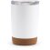Vaso tumbler publicitario Kilvex acero reciclado 350ml corcho