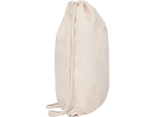 Mochila de cuerdas multiusos de algodón 140 g/m2 Mirlo Crudo detalle 7