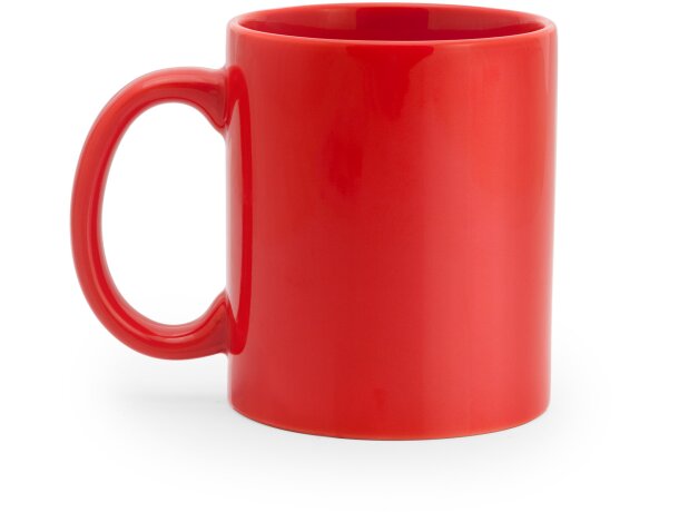 Tazas para personalizar unisex en variados colores cerámica Rojo detalle 22