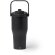 Bidón térmico Mapet 550ml con doble pared y pajita abatible Negro
