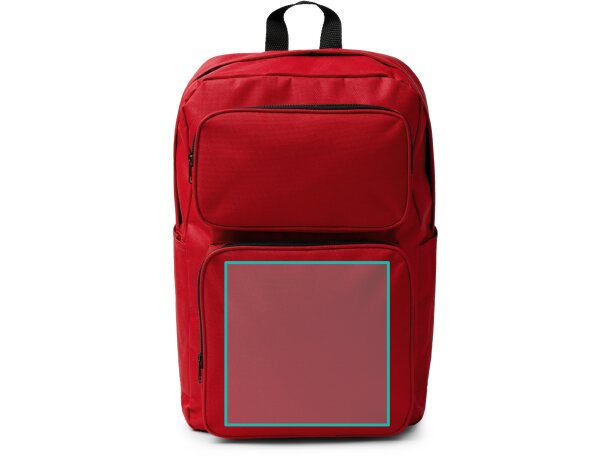 Mochila térmica SOLOY de RPET 300D con interior isotérmico Negro vigore detalle 1