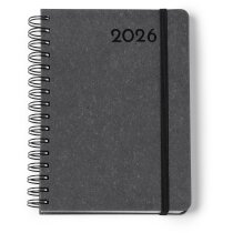 Agenda Kurtis cuero reciclado con anillas A5