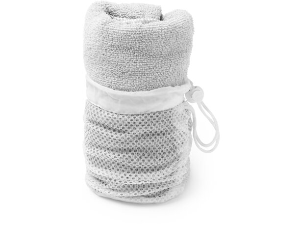 Toalla con funda de rejilla microfibra 185 g/m2 Kelsey Rojo detalle 25