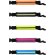 Cinturón deportivo personalizado poliéster unisex 72 Marathon Negro/amarillo fluor detalle 2