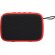Altavoces inalámbrico de goma bicolor Armin Rojo detalle 11