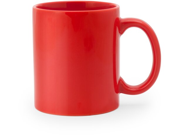 Tazas para personalizar unisex en variados colores cerámica Rojo detalle 21