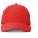 Gorra Cleveland de nylon con cierre ajustable y cinta antisudor Rojo