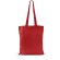 Bolsa algodón orgánico DORSI con asas de 70 cm Rojo crisantemo