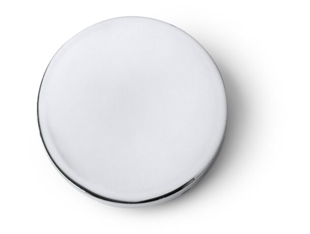 Cacao labial Morek cromado con espejo integrado y protección SPF15 Plata detalle 5