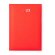 Agenda para profesores promocional Horus con cubierta acolchada y mapas Rojo detalle 14