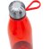 Botella de vidrio personalizadas con base de acero inoxidable y asa de transporte unisex acabado as transparente Eddo Transparente detalle 1