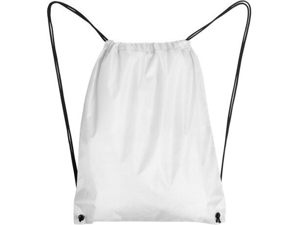 Mochila de cuerdas de poliéster 210D multiusos 70 g/m2 Blanco detalle 4