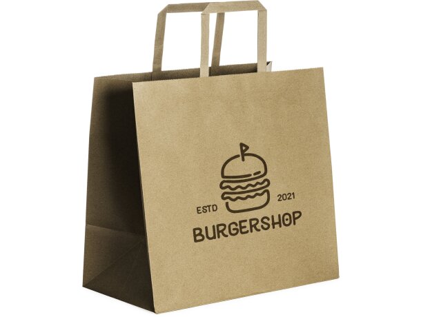 Bolsa papel 80 g/m2 Olmo Crudo detalle 2
