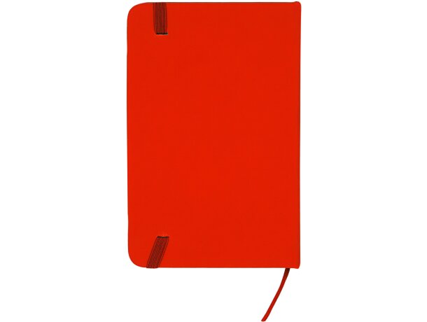 Bloc de notas A6 con tapa rígida polipiel Coral Rojo detalle 23