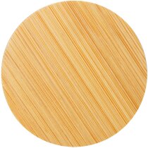 Abridor Sherry bambú con posavasos imantado natural