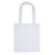 Bolsas de algodón personalizadas de asas largas reforzadas a color 105 g/m2 Blanco detalle 4