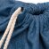 Mochila saco tejido vaquero y cuerdas de algodón Vaquero detalle 1