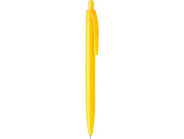 Bolígrafos con nombre para empresas con pulsador tinta 2 colores Stix Amarillo detalle 9