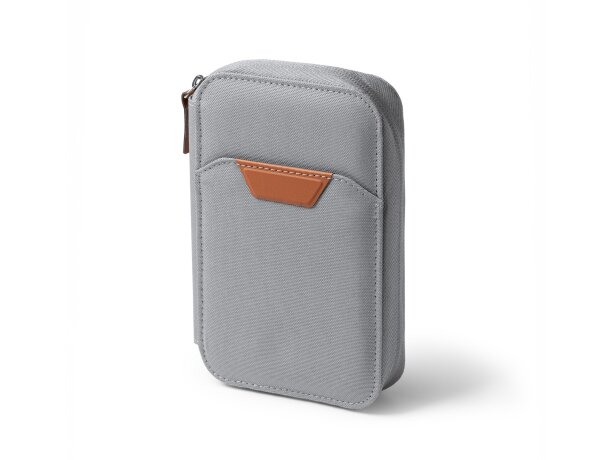 Monedero Tipler con protección RFID y compartimentos organizadores Negro detalle 5