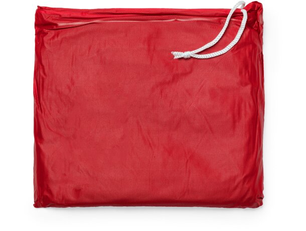 Poncho DAMPER Rojo detalle 6