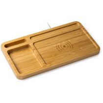 Cargador inalámbrico personalizado Core bambú
