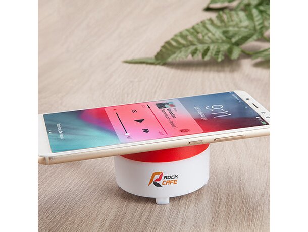 Altavoz iluminado de plástico Moller Negro detalle 2