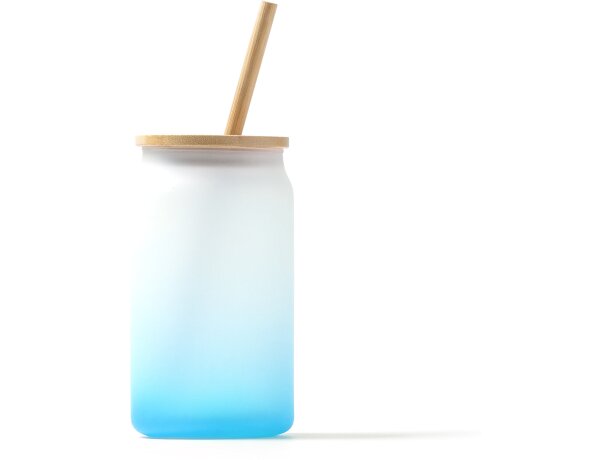 Vaso Dalby Royal 350 ml con tapa bambú y acabados sublimados Royal detalle 4