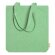 Bolsa ecológica algodón reciclado asas largas 140 g/m2 Verde helecho