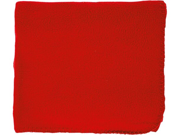 Manta polar colores variados poliéster 180 g/m2 Lambert Rojo detalle 8