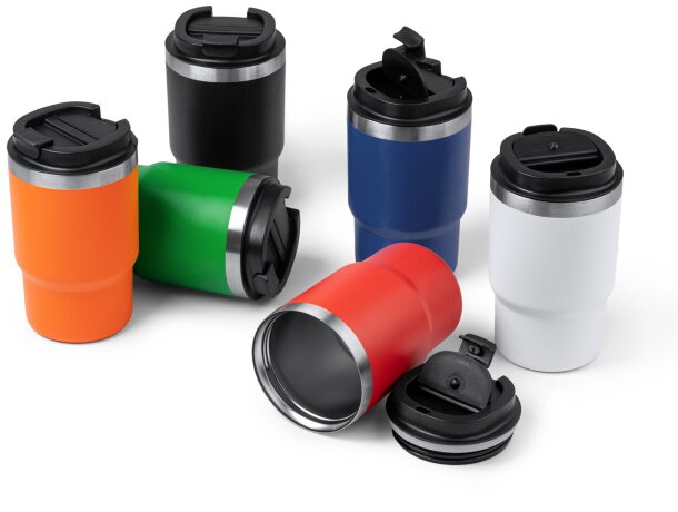 Vaso térmico Venturi de acero inoxidable 304 reciclado 560ml Blanco detalle 3