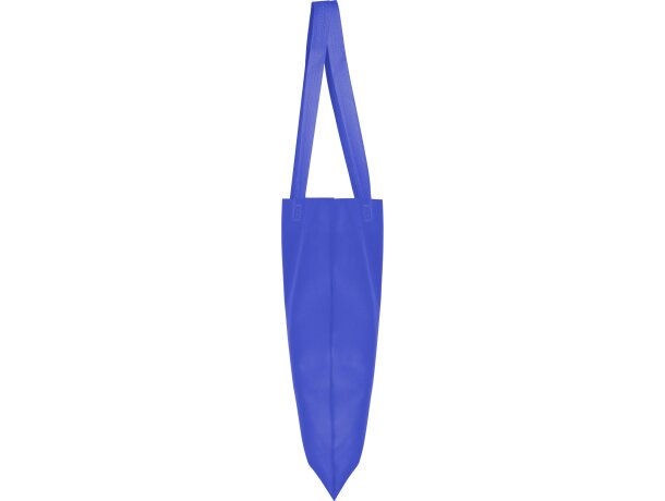 Bolsa tejido no tejido polipropileno sin fuelle 80 g/m2 Azul electrico detalle 42