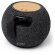 Altavoz Bandini negro bambú con cargador inalámbrico 15W Negro detalle 2