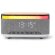 Altavoz Bluetooth MORNIX bambú reciclado con carga inalámbrica Gris vigore detalle 1
