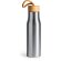 Botellas de acero baratas con tapón de bambú Sotos 600 ml Plata detalle 5