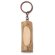 Llavero Telmon de madera natural con anilla