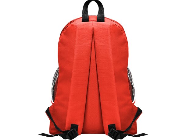 Mochila infantil deportiva poliéster Misuri Rojo detalle 33