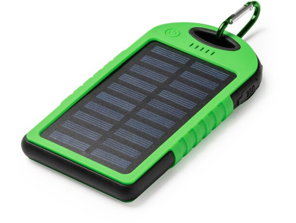 Bateria externa solar DROIDE Blanco detalle 1
