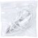 Auriculares con cable pvc Punk Blanco detalle 3