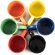 Tazas para personalizar unisex en variados colores cerámica Negro detalle 3