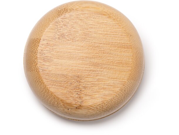 Peine plegable Seldon de bambú natural con espejo magnético Crudo detalle 3