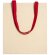 Bolsa algodón asas largas a color 105 g/m2 Rojo detalle 18