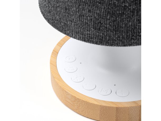 Altavoz lámpara Tremens con bluetooth y sonidos relajantes Gris vigore detalle 2
