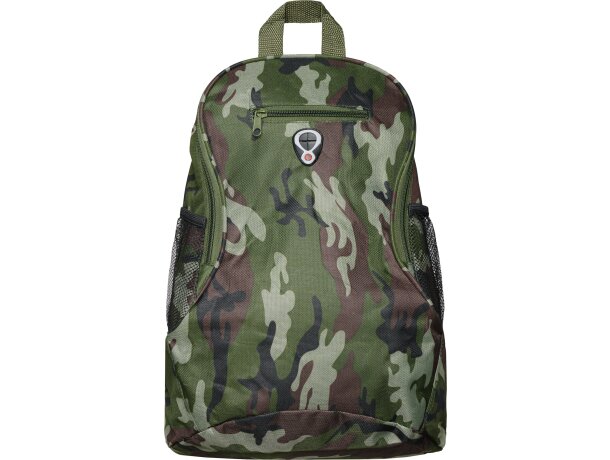 Mochila infantil deportiva poliéster Misuri Camuflaje bosque detalle 24