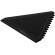 Rascador de hielo para regalar de forma triangular en plástico Alsen Negro