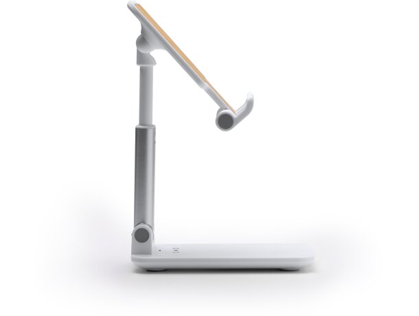 Soporte móvil con carga inalámbrica Zicum Blanco detalle 2
