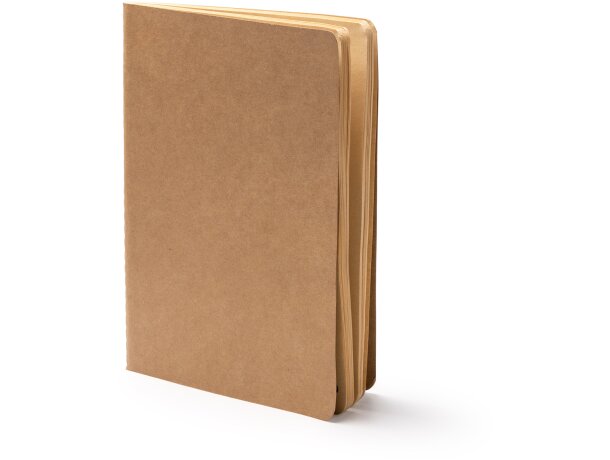 Libreta Borges Natural con portada de cartón reciclado FSC Crudo detalle 4